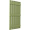 Ekena Millwork Americraft 6-Board, 3 Batten Exterior Real Wood Spaced Board-n-Batten Shutters, ARW401SB623X41MGH, PR ARW401SB623X41MGH - alternate 2